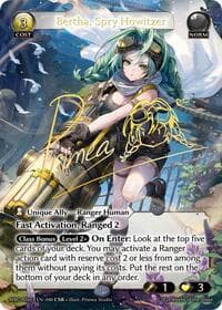 Bertha, Spry Howitzer - Mercurial Heart Alter Edition - Grand Archive TCG card
