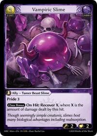Vampiric Slime - Mercurial Heart Alter Edition - Grand Archive TCG card