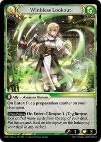 Winbless Lookout - Mercurial Heart Alter Edition - Grand Archive TCG card