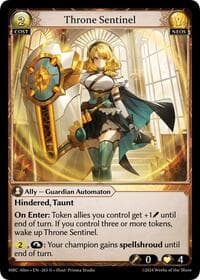 Throne Sentinel - Mercurial Heart Alter Edition - Grand Archive TCG card