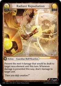Radiant Repudiation - Mercurial Heart Alter Edition - Grand Archive TCG card