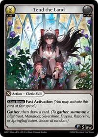 Tend the Land - Mercurial Heart Alter Edition - Grand Archive TCG card