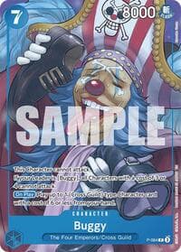 Buggy (Promo Reprint) - ST-25: Starter Deck 25 BLUE Buggy - One Piece Card Game card