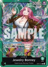 Jewelry Bonney (OP07-019) - ST-24: Starter Deck 24 GREEN Jewelry Bonney - One Piece Card Game card