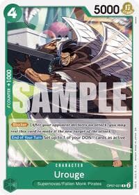 Urouge (Reprint) - ST-24: Starter Deck 24 GREEN Jewelry Bonney - One Piece Card Game card