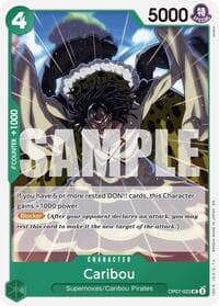 Caribou (Reprint) - ST-24: Starter Deck 24 GREEN Jewelry Bonney - One Piece Card Game card