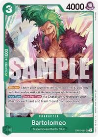 Bartolomeo (Reprint) - ST-24: Starter Deck 24 GREEN Jewelry Bonney - One Piece Card Game card