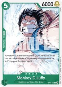 Monkey.D.Luffy (Reprint) - ST-24: Starter Deck 24 GREEN Jewelry Bonney - One Piece Card Game card