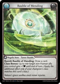 Bauble of Mending - Silvie, Slime Sovereign Re: Collection Lite - Grand Archive TCG card