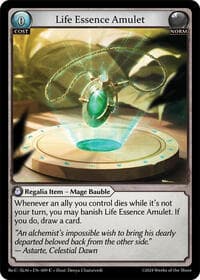 Life Essence Amulet - Silvie, Slime Sovereign Re: Collection Lite - Grand Archive TCG card