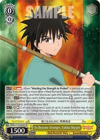 To Become Stronger, Yahiko Myojin (SR) - Rurouni Kenshin - Weiss Schwarz card