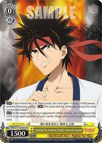 Looking for Someone Tough, Sanosuke Sagara (SR) - Rurouni Kenshin - Weiss Schwarz card