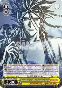Conviction of a Man, Sanosuke Sagara - Rurouni Kenshin - Weiss Schwarz card