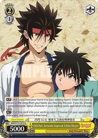 Odd Pair, Sanosuke SagaraYahiko Myojin - Rurouni Kenshin - Weiss Schwarz card