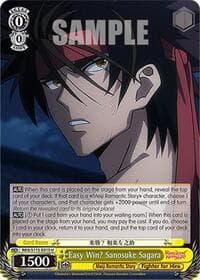 Easy Win? Sanosuke Sagara - Rurouni Kenshin - Weiss Schwarz card