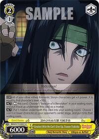 Greatest Wish He Can't Give Up, Tsunan Tsukioka - Rurouni Kenshin - Weiss Schwarz card