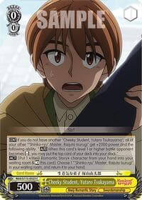 Cheeky Student, Yutaro Tsukayama - Rurouni Kenshin - Weiss Schwarz card