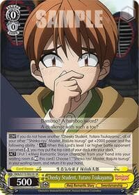 Cheeky Student, Yutaro Tsukayama (SR) - Rurouni Kenshin - Weiss Schwarz card
