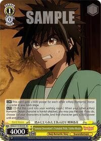 Samurai Descendant's Trampled Pride, Yahiko Myojin (SR) - Rurouni Kenshin - Weiss Schwarz card