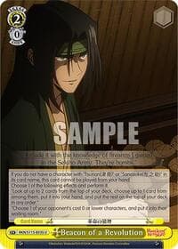 Beacon of a Revolution - Rurouni Kenshin - Weiss Schwarz card