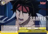 Fists of Justice - Rurouni Kenshin - Weiss Schwarz card