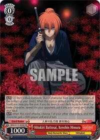 Hitokiri Battosai, Kenshin Himura - Rurouni Kenshin - Weiss Schwarz card