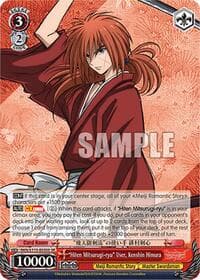 "Hiten Mitsurugi-ryu" User, Kenshin Himura (SR) - Rurouni Kenshin - Weiss Schwarz card