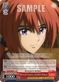 Revived Concern, Kenshin Himura - Rurouni Kenshin - Weiss Schwarz card