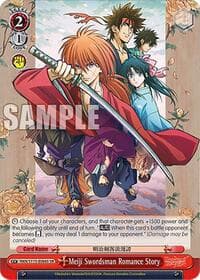 Meiji Swordsman Romance Story (SR) - Rurouni Kenshin - Weiss Schwarz card