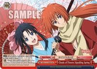 Clouds of Flowers Signalling Spring (RRR) - Rurouni Kenshin - Weiss Schwarz card