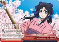 Training Under the Sakura (RRR) - Rurouni Kenshin - Weiss Schwarz card
