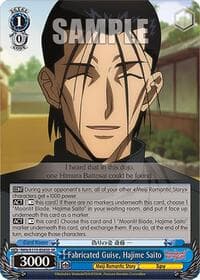 Fabricated Guise, Hajime Saito (SR) - Rurouni Kenshin - Weiss Schwarz card