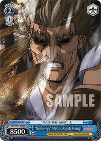 "Shinko-ryu" Master, Raijuta Isurugi (SR) - Rurouni Kenshin - Weiss Schwarz card