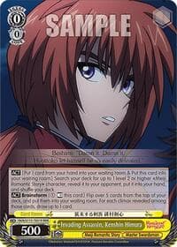 Invading Assassin, Kenshin Himura (RRR) - Rurouni Kenshin - Weiss Schwarz card