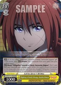 Righting a Friend's Wrongs,  Kenshin Himura (RRR) - Rurouni Kenshin - Weiss Schwarz card