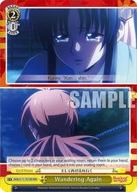 Wandering Again (RRR) - Rurouni Kenshin - Weiss Schwarz card