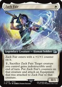 Zack Fair (Extended Art) - FINAL FANTASY - Magic: The Gathering card