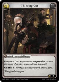 Thieving Cut - Tristan, Shadowdancer Re:Collection Lite - Grand Archive TCG card