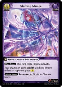 Shifting Mirage - Tristan, Shadowdancer Re:Collection Lite - Grand Archive TCG card
