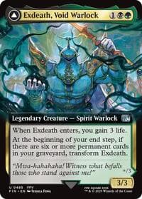 Exdeath, Void Warlock (Extended Art) - FINAL FANTASY - Magic: The Gathering card