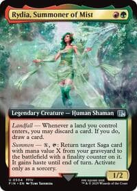 Rydia, Summoner of Mist (Extended Art) - FINAL FANTASY - Magic: The Gathering card