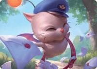 Delivery Moogle Art Card - Art Series: FINAL FANTASY - Magic: The Gathering card