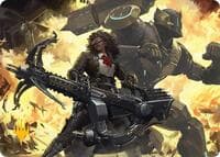 Machinist's Arsenal Art Card (Gold-Stamped Planeswalker Symbol) - Art Series: FINAL FANTASY - Magic: The Gathering card