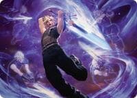 Cloud's Limit Break Art Card - Art Series: FINAL FANTASY - Magic: The Gathering card