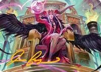 Sorceress's Schemes Art Card (Gold-Stamped Signature) - Art Series: FINAL FANTASY - Magic: The Gathering card