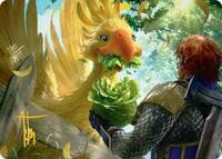 Gysahl Greens Art Card (Gold-Stamped Signature) - Art Series: FINAL FANTASY - Magic: The Gathering card