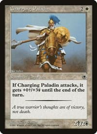 Charging Paladin - Portal - Magic: The Gathering card
