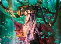 Jenova, Ancient Calamity Art Card (Gold-Stamped Signature) - Art Series: FINAL FANTASY - Magic: The Gathering card