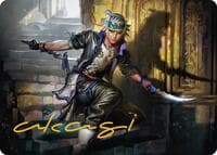 Locke Cole Art Card (Gold-Stamped Signature) - Art Series: FINAL FANTASY - Magic: The Gathering card