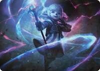Shantotto, Tactician Magician Art Card - Art Series: FINAL FANTASY - Magic: The Gathering card